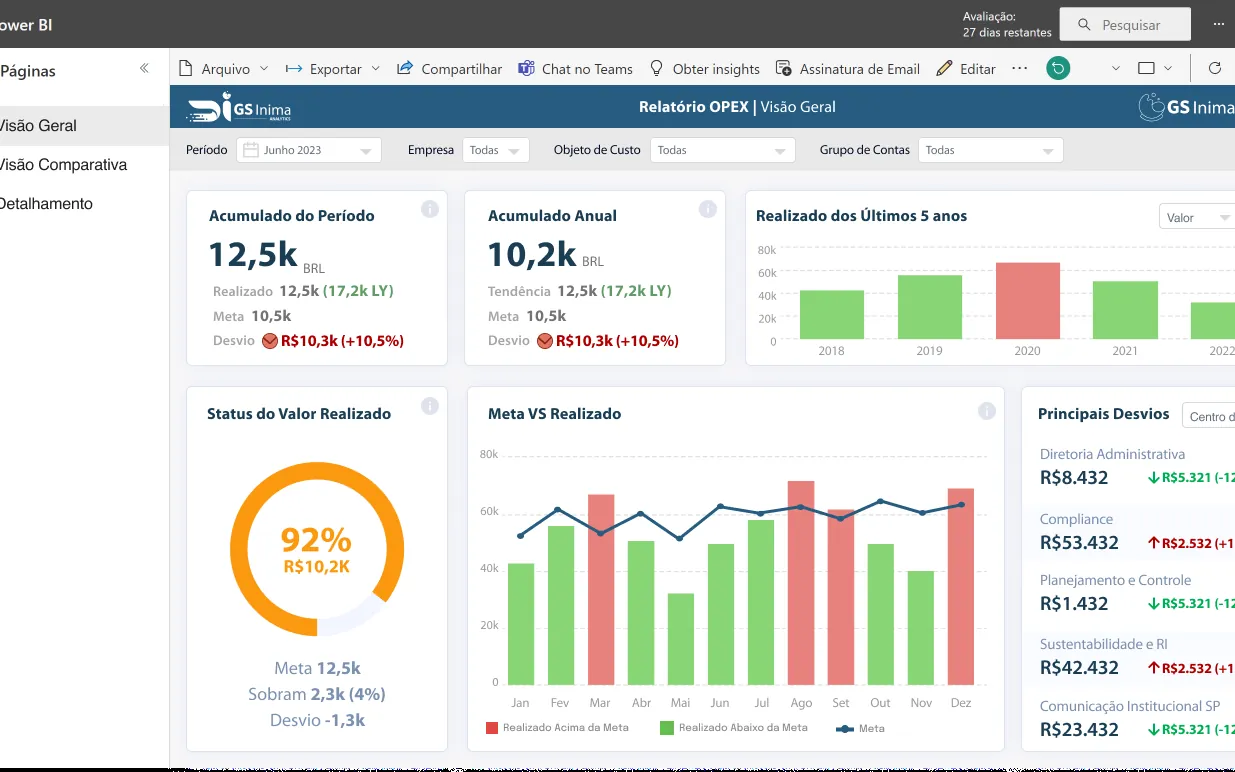 GS Inima OPEX Report — UX/UI case study cover