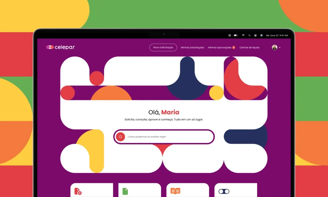 Celepar Service Portal — UX/UI case study cover